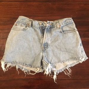 Levi 560 Shorts High Waist